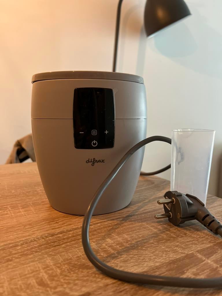 Difrax flessenwarmer, Kinderen en Baby's, Babyvoeding en Toebehoren, Ophalen of Verzenden, Zo goed als nieuw, Flessen- of potjesverwarmer