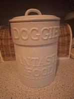 Riviera maison honden voorraadpot, Ophalen of Verzenden, Zo goed als nieuw, Overige materialen, Pot, Bus of Blik