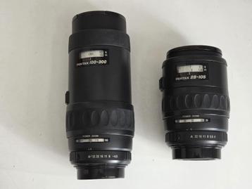 Pentax Power Zooms FA 28-105mm en FA 100-300mm beschikbaar voor biedingen