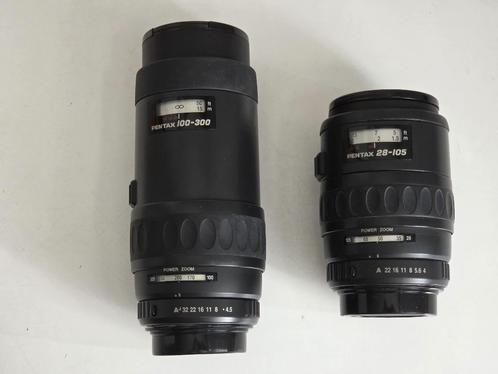Pentax Power Zooms FA 28-105mm en FA 100-300mm, Audio, Tv en Foto, Fotografie | Lenzen en Objectieven, Gebruikt, Telelens, Zoom