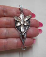 Prachtige grote zilveren hanger met stenen nr.1453