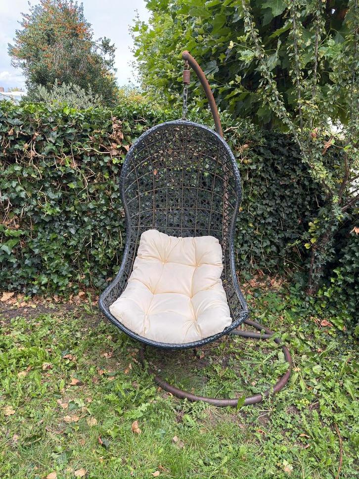 Originele hangstoel, Tuin en Terras, Tuinstoelen, Gebruikt, Metaal, Ophalen
