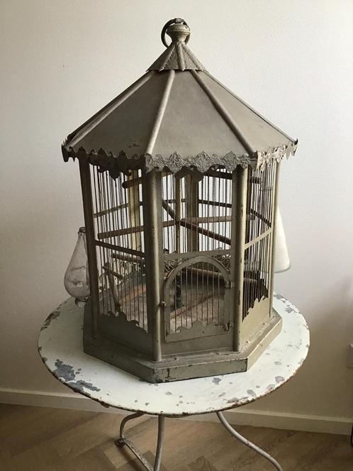 Antieke vogelkooi, Antiek en Kunst, Curiosa en Brocante, Ophalen
