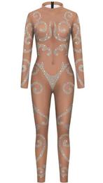 Wauw Diamanten Bodysuit voor Shows, tm XXL, Kleding | Dames, Verzenden, Nieuw
