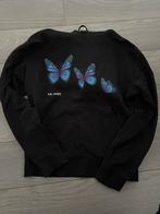 Le Just Zwarte Hoodie Vlinders, Ophalen of Verzenden, Zo goed als nieuw, Overige maten, Zwart