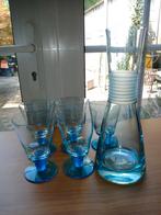 Karaf + drinkglazen, waterglazen, ijscoupes, cocktailglazen, Ophalen of Verzenden, Zo goed als nieuw