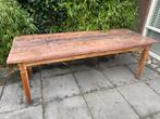 Gratis af te halen: eettafel teak, Ophalen, Gebruikt, Teakhout, 200 cm of meer