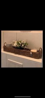 Riviera Maison rattan 3 vaks mand, Huis en Inrichting, Badkamer | Badtextiel en Accessoires, Ophalen of Verzenden