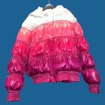 Roze/Witte Puffer Jas maat 122, Ophalen of Verzenden, Zo goed als nieuw, Meisje, Jas
