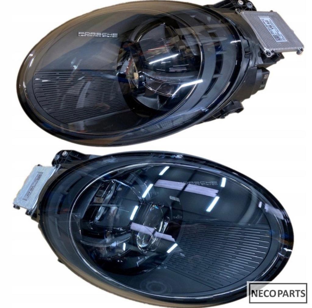 PORSCHE 911 MATRIX KOPLAMPEN COMPLEET 9P5941060D 9P5941059D, Ophalen of Verzenden, Gebruikt, Porsche