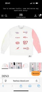 Longsleeve fearless blood dino (op zoek naar deze ), Kleding | Heren, Truien en Vesten, Ophalen of Verzenden, Zo goed als nieuw