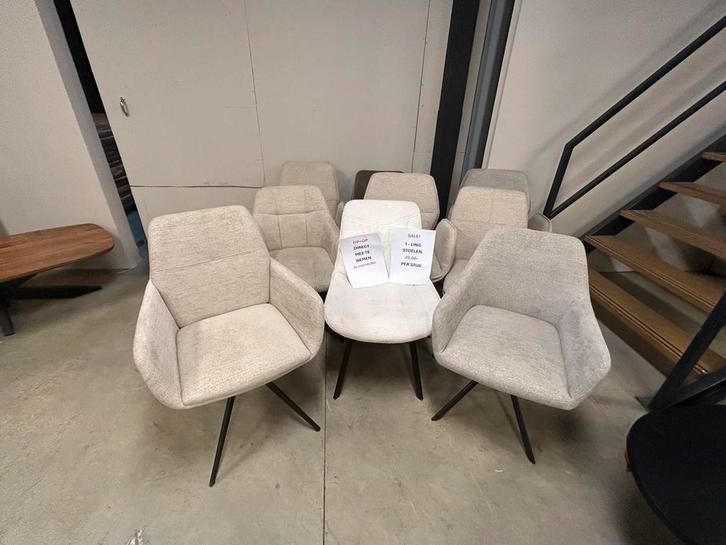 Chefmeubel Stoelen - Laatste Stuks! €25, Huis en Inrichting, Stoelen, Nieuw, Eén, Stof, Grijs, Ophalen