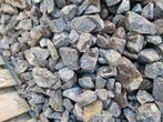 Basalt breukstenen 5cm/8cm voor krat bier, Tuin en Terras, Grind, Keien en Split, Ophalen, Antraciet, Zo goed als nieuw, Split