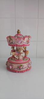 Roze Draaimolen Carrousel met Paarden en Hartjes 🌹NIEUW🌹, Ophalen of Verzenden, Nieuw, Dier
