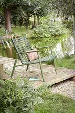 NIEUWE Karwei tuinstoel Guus groen wicker, Tuin en Terras, Tuinstoelen, Ophalen of Verzenden, Nieuw, Wicker, Stapelbaar