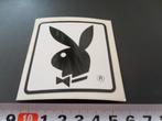 sticker logo embleem PLAYBOY PLAY BOY bunny konijn *, Ophalen, Zo goed als nieuw