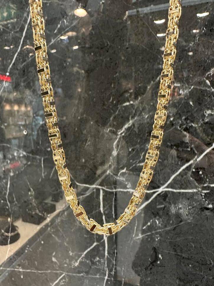 14k Gouden Magnum Ketting 65cm - Actie!, Sieraden, Tassen en Uiterlijk, Kettingen, Nieuw, Goud, Ophalen of Verzenden