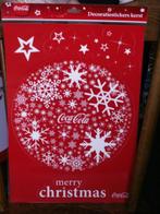 coca cola kerst raamdecoratie sticker Coca-Cola kerstbal, Verzamelen, Ophalen of Verzenden, Nieuw, Gebruiksvoorwerp