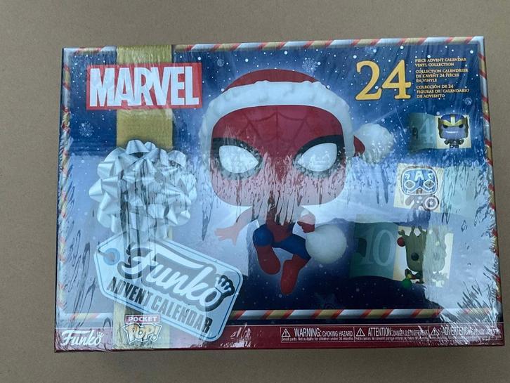 Funko Adventskalender Marvel Pocket POP! Met 24 Pocket Pop, Verzamelen, Muziek, Artiesten en Beroemdheden, Nieuw, Pop, Beeldje of Miniatuur