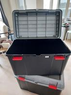 2 grote opbergboxen, Ophalen, Zo goed als nieuw, Kunststof, Minder dan 50 cm