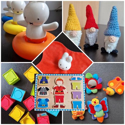 SET Baby speelgoed Nijntje lapje blokken puzzel gnome Tiamo, Kinderen en Baby's, Speelgoed | Babyspeelgoed, Zo goed als nieuw
