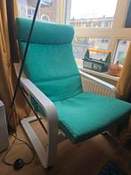 Ikea Poang Stoel - Groen, Huis en Inrichting, Fauteuils, Ophalen, Hout, Zo goed als nieuw, 50 tot 75 cm