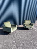 Vintage stoel fauteuil groen 1 beschikbaar, Ophalen, Gebruikt, 75 tot 100 cm, X