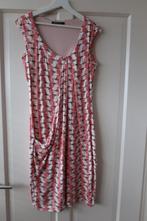 Zomerse jurk wit met retro print merk Expresso maat L, Expresso, Wit, Maat 42/44 (L), Ophalen of Verzenden