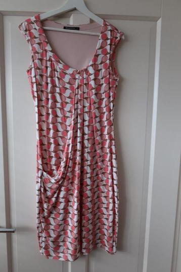 Zomerse jurk wit met retro print merk Expresso maat L beschikbaar voor biedingen