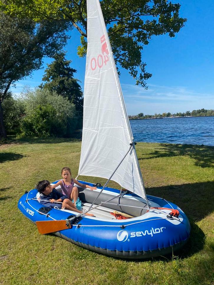 Zeilkit voor opblaasboot Sevylor Caravelle, Watersport en Boten, Accessoires en Onderhoud, Zo goed als nieuw, Ophalen