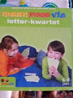 Maan roos vis letterkwartet, Ophalen of Verzenden, Zo goed als nieuw, Taal en Lezen