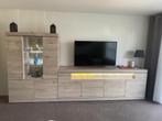 Dressoir + vitrinekast met LED verlichting, Huis en Inrichting, Ophalen, Overige materialen, Zo goed als nieuw, 200 cm of meer