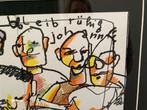 Herman Brood tekening aquerel, Antiek en Kunst, Ophalen of Verzenden
