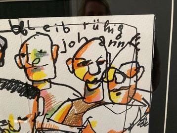 Herman Brood tekening aquerel beschikbaar voor biedingen