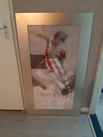 Twee lijsten met zeefdruk  beschikbaar voor biedingen