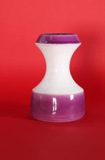 Vintage 70s Steuler keramiek vaasje Fatlava Mid Century lila, Overige kleuren, Verzenden, Aardewerk of Porselein, Zo goed als nieuw