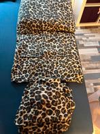 Lits Jumeaux Dekbedovertrek 240x220 panterprint + 2 slopen, Huis en Inrichting, Slaapkamer | Beddengoed, Gebruikt, Overige kleuren
