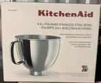 Kitchenaid Roestvrijstalen mengkom 4.8 L Nieuw, Overige materialen, Overige typen, Nieuw, Ophalen of Verzenden