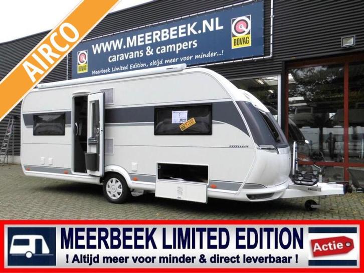 Hobby Excellent 560 CFE 4763,= KORTING FULL OPTIONS RIJKLAAR, Caravans en Kamperen, Caravans, tot en met 4, 1250 - 1500 kg, Rondzit