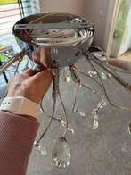 Hele leuke hallogeen hanglamp met kristallen, Ophalen of Verzenden, Zo goed als nieuw