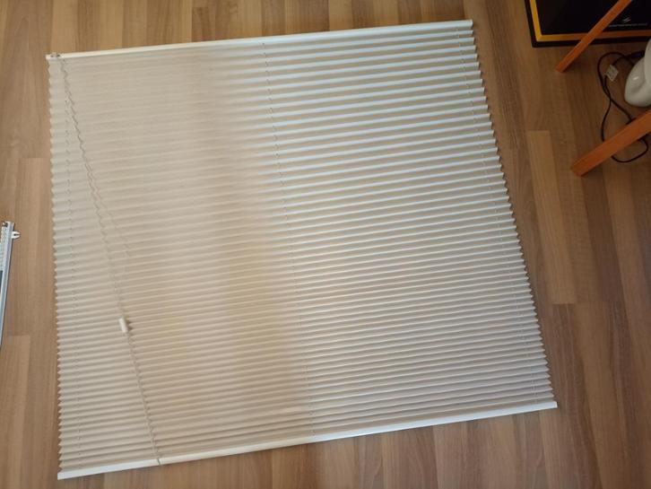 Plissé gordijnen, Huis en Inrichting, Stoffering | Gordijnen en Lamellen, Gebruikt, 150 tot 200 cm, 150 tot 200 cm, Wit, Crème