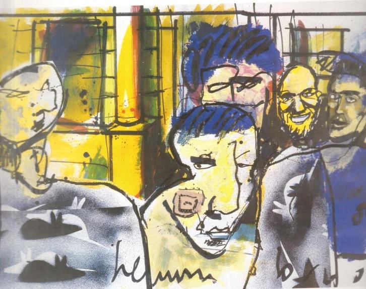 HERMAN BROOD Reproductie MUIZEN, Antiek en Kunst, Kunst | Litho's en Zeefdrukken, Ophalen of Verzenden
