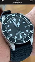 Rubber B rubberen band “ swimskin “ zwart, Sieraden, Tassen en Uiterlijk, Horloges | Heren, Ophalen of Verzenden, Zo goed als nieuw