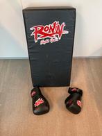 Bokshandschoenen en Stootkussen - Ronin Fight Gear, Ophalen, Gebruikt, Bokshandschoenen