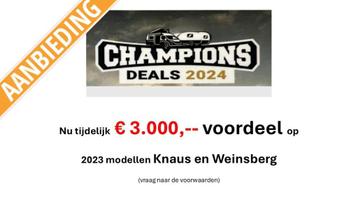 Knaus Deseo 400 TR CHAMPIONS DEAL -/- 3.000 beschikbaar voor biedingen