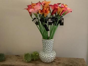 Nieuw groot boeket Countryfield Aronskelken kunstbloemen beschikbaar voor biedingen