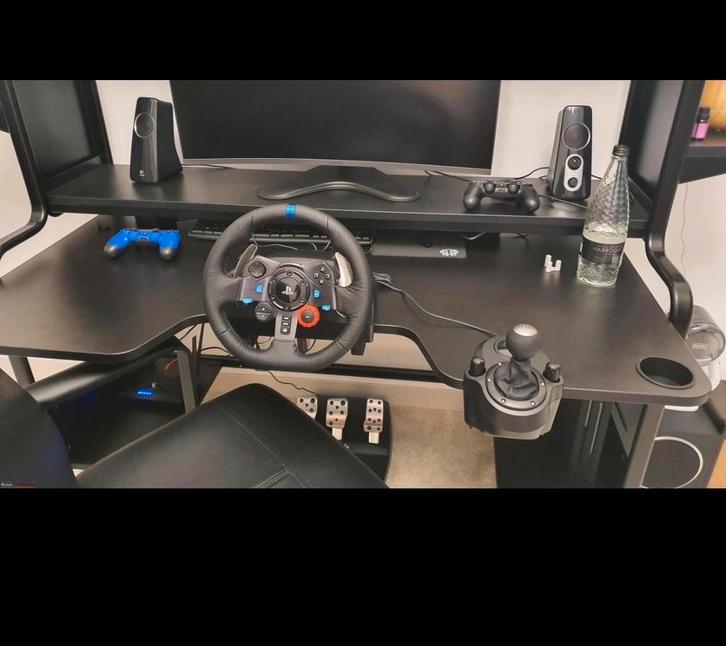 Logitech G29 Stuur + Pedalen +shifter - Topstaat!, Spelcomputers en Games, Spelcomputers | Overige, Zo goed als nieuw, Ophalen