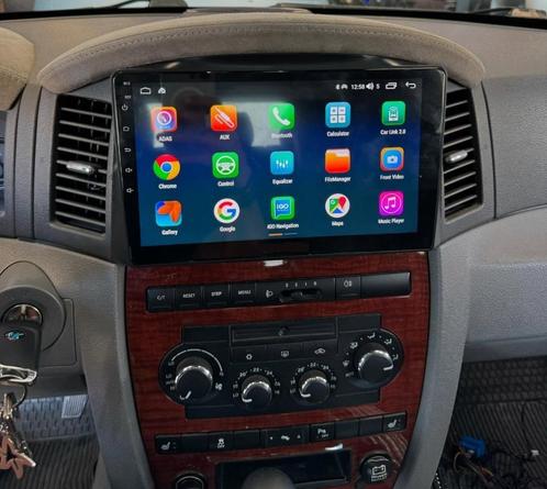 apple carplay navigatie jeep cherokee 2006 android 13 usb, Auto diversen, Autoradio's, Nieuw, Ophalen of Verzenden