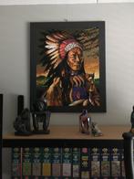 Schilderij indiaan van mini-steck, Ophalen