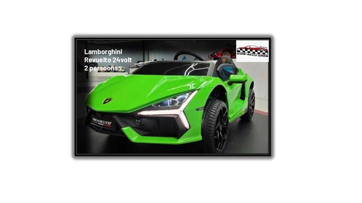 Kinderauto Lamborghini 12 & 24volt elektrische accu auto, Kinderen en Baby's, Speelgoed | Buiten | Accuvoertuigen, Nieuw, Ophalen